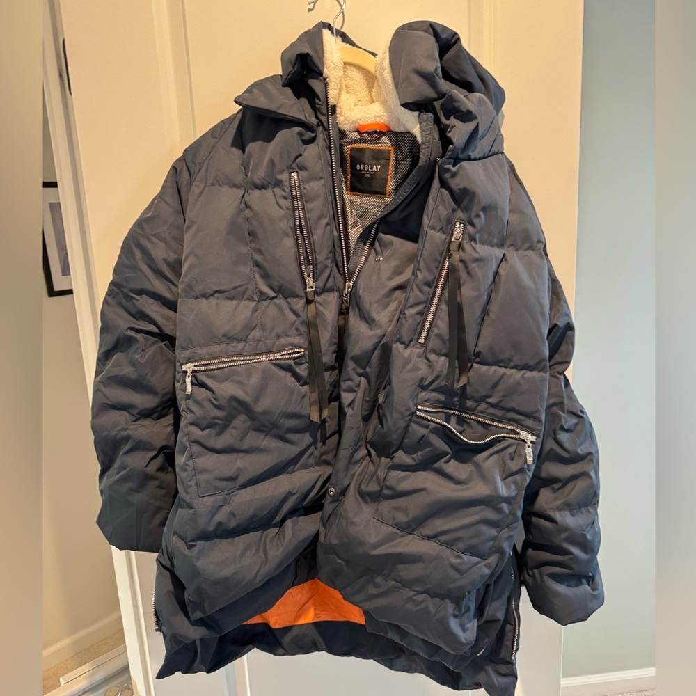 Blue Orolay 2XL viral Amazon coat